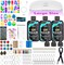 UV Resin Jewelry Making Kit, 300g Crystal Clear UV Resin Kit with Molds, 30w & 22 Lamp Beads UV Resin Light Large for Craft Making Earrings, Necklaces, Keychains